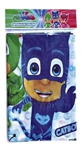 Mantel Plástico Para Cumpleaños Infantil Personajes Color M heroes en pijama