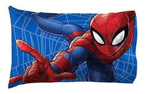 Jay Franco Marvel Spiderman Web Sides 1 Funda De Almohada Re