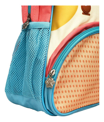 Mochila Infantil Escolar Passeio Casual Reforçada - Girafa Azul-celeste Girafa