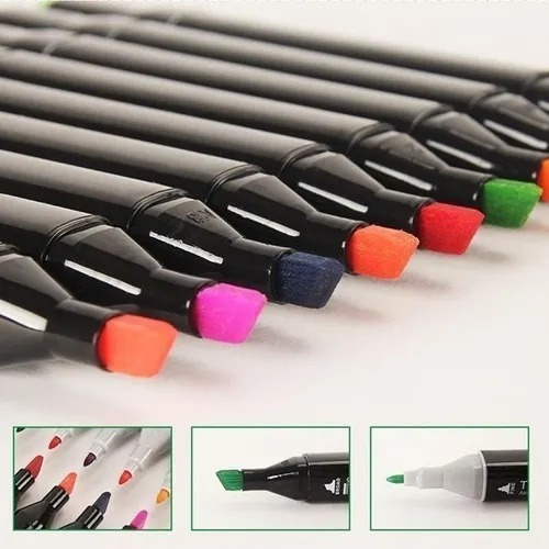 Marcadores Touchfive 24 Lapices Colores Profesional Colores