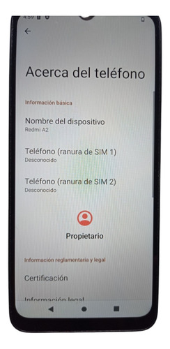 Xiaomi Xiaomi Redmi A2 Dual Sim 32 Gb Azul 2 Gb Ram Liberado Agua (Usado)