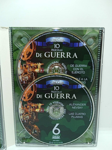 Imagen 6 de 8 de 10 Películas De Guerra - Dvd - Colección Cine Club