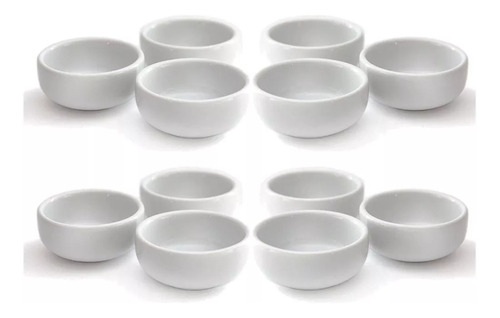 Set X 12 Cazuela Mini Dip Por 1 Unidad 6 Cm Porcelana Germer