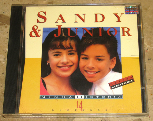 Cd Sandy & Junior - Minha Historia (1997) C/ Chitãozinho