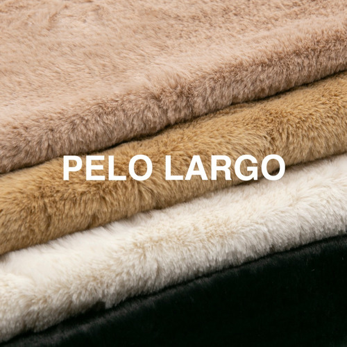 Imagen 3 de 8 de Cuerina Simil Cuero Pelo Sintetico Largo 1/2mt X 1,5mt