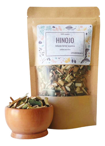 Hinojo Premium Organico Te Infusión Certificado Deshidr Full