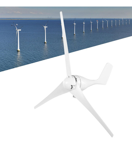 Kit De Turbinas Eólicas De 3 Aspas 200 W Para Energía Solar