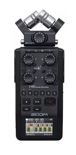 Zoom - H6-BLK - grabadora de 6 Pistas - Interface USB - Black