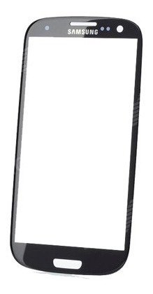 Vidrio Frontal Pantalla Samsung Galaxy S3 I9300 Negro Blanco