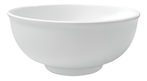 Tigela Saladeira Bowl 500ml Porcelana Branca Caldos Sopas