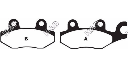 Pastillas Freno Yamaha Ybr 125 Xt 600 Twister Hd 58 Fas