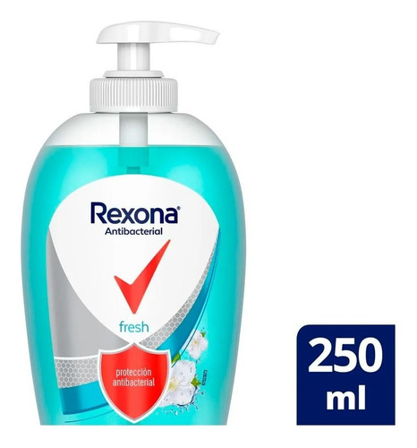 Jabon Liquido Antibacterial Rexona Fresh X 250ml 