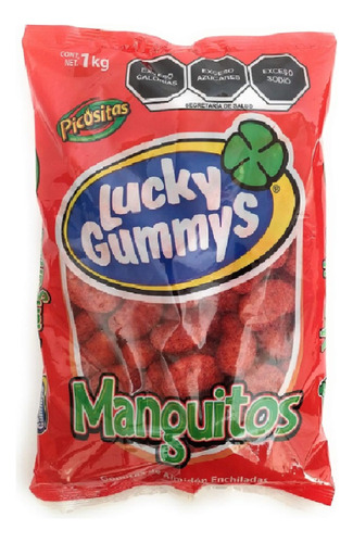 Gomita Lucky Gummys Mango Enchilado Con Chile 1kg