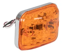 Comprar Plafon Leds Plafon Cuadrito 20 Leds Ambar Lateral Abc Cromad