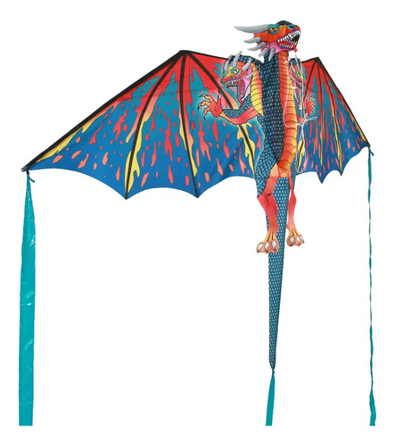 Papalote Tridimensional Pájaro En Llamas, X Kites Msi
