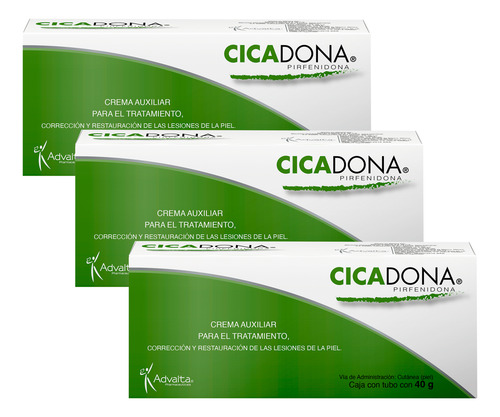 Cicadona Pirfenidona Crema 40g - 3pack