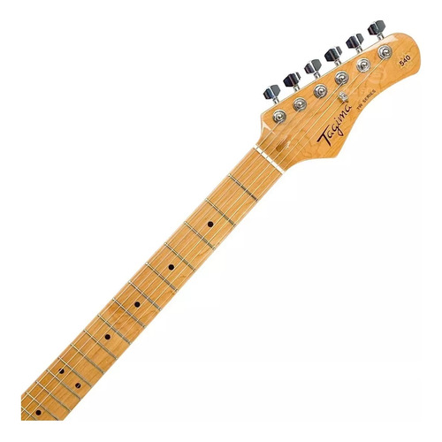 Guitarra Stratocaster Tagima 2s 1h Tw Series Tg-540 6 Cores Cor Azul-aço Material Do Diapasão Techwood Orientação Da Mão Destro