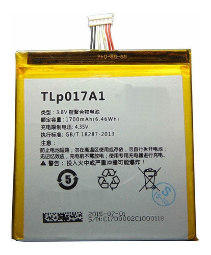 Pila Bateria Tlp017a1 Flex Alcatel One Touch Idol Mini 6012