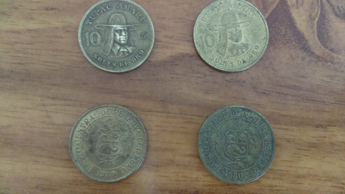 10 Soles De Oro Tupac Amaru Moneda De Los 70s (Usado)