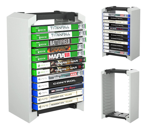 Ps5 Game Holder, Ps5 Video Game Organizer, Storage Tower ...