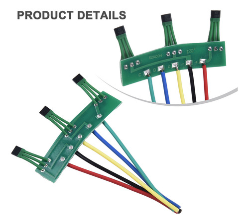 Sensor Hall De 120 Grados Para Cable Pcb Hall 43f