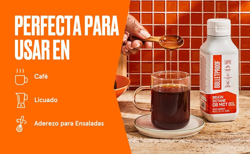 Suplemento Aceite Bulletproof Energía Física Y Metal Rápida