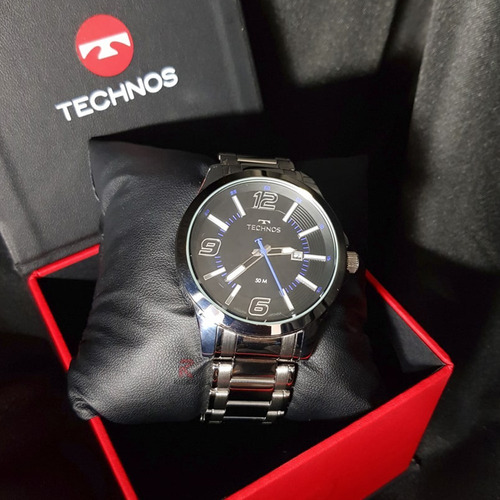 Relógio Technos Masculino Prata Performance Racer 6p29aft/1p