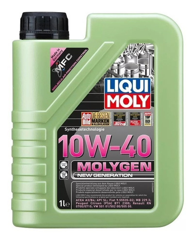 Aceite De Motor Molygen 10w40 Liqui Moly 1lt