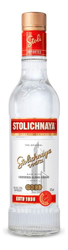 Caja De 24 Vodka Stolichnaya 375 Ml