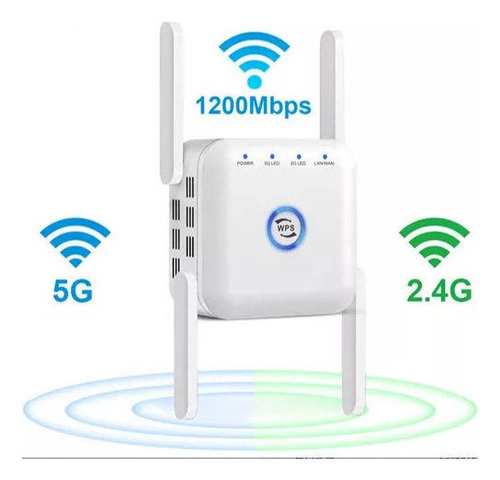 . Repetidor Wifi 5g Amplificador De Señal Wifi 1200m