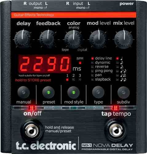Tc Electronic Nd-1 Nova Delay Nuevo 0 Km - Hasta 12 Cuotas