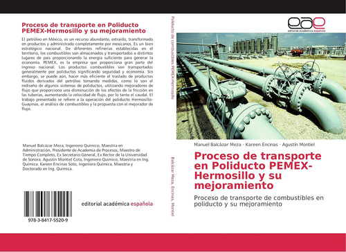 Libro: Proceso De Transporte En Poliducto Pemex-hermosillo Y