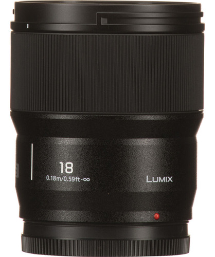 Lente Panasonic Lumix S 18mm F/1.8 Ultra Wide Angle Cor Preto Tipo De Montagem Montagem Em L