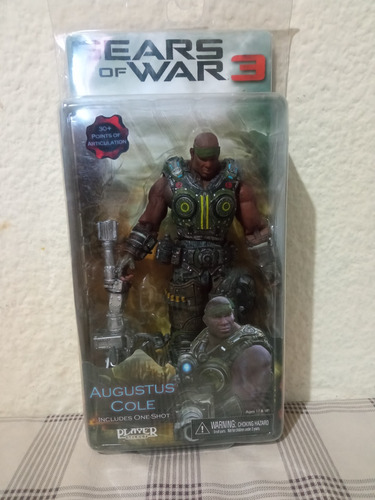 Neca Gears Of War 3 Augustus Cole Figura Nueva
