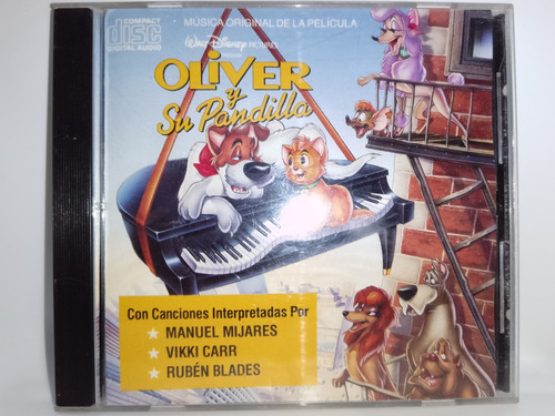 Oliver Y Su Pandilla Cd Disney Mijares Soundtrack Excelente