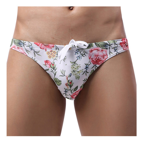 Bañador De Ropa Interior Para Hombre Con Estampado De Talle