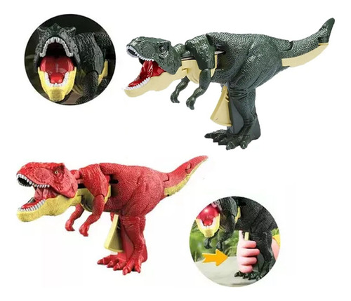 2x Halloween Broma Juguetes De Dinosaurios-trigger The T-rex