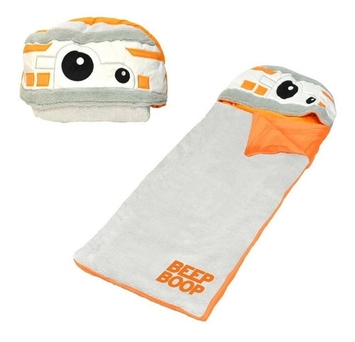 Bolsa De Dormir Disney Con Capucha Star Wars Robot B B-8 