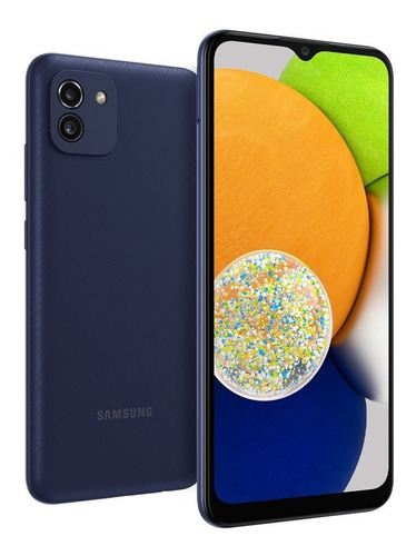 Celular Smartphone 6,5 Samsung Galaxy A03 3gb 32gb 48mp Azul