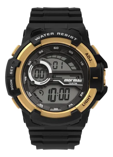 Relógio Mormaii Masculino Wave Preto Mo3660ag/8d