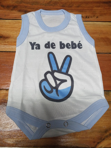 Imagen 1 de 2 de Oferta Preestampados Body Bebé Cód.228 Ya De Bebé Dedos En V