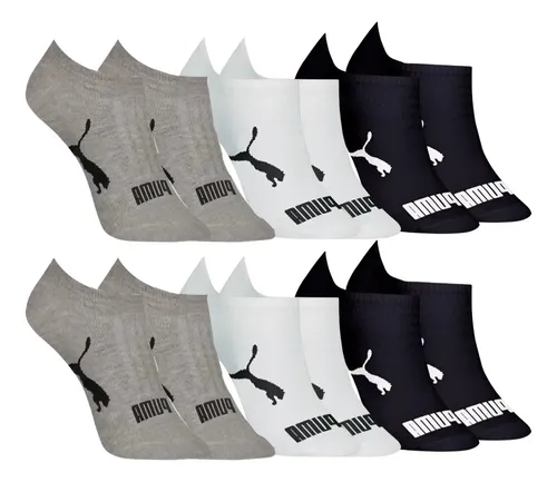 Kit 6 Pares Meias Invisível Puma Sapatilha