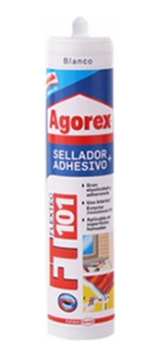 Adhesivo-sellador Ft101 300ml Blanco Agorex