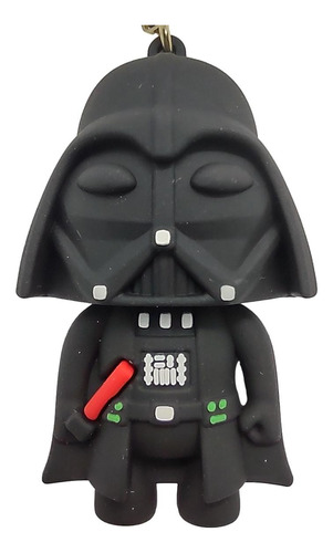 Llavero De Silicon Star Wars Darth Vader 6cm Alto 