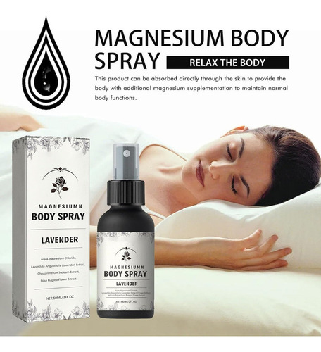 Spray De Magnesio Con Lavanda