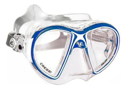 Máscara De Mergulho Cressi Air Crystal Cor Azul/azul