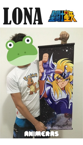 Lona De Hyoga Los Caballeros Del Zodiaco Para Colgar