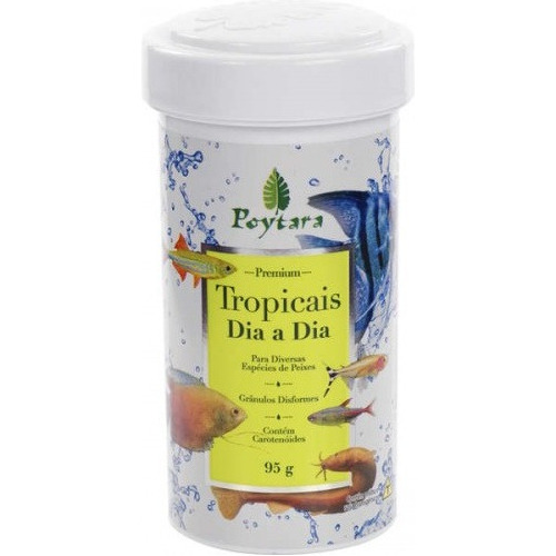 Ração Poytara Tropicais Dia A Dia 95g