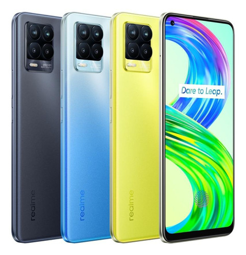 Imagen 5 de 5 de Realme 8 Pro Dual SIM 128 GB infinite blue 8 GB RAM