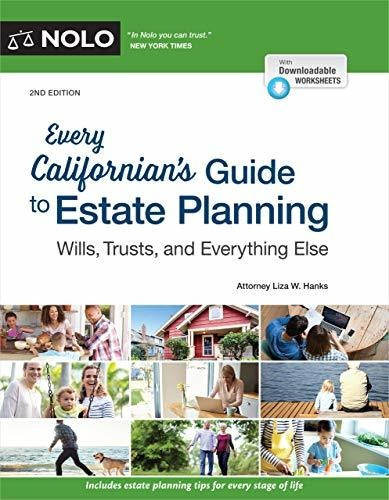 Book : Every Californians Guide To Estate Planning Wills,..